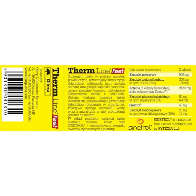 Комплексний жироспалювач Olimp Nutrition Therm Line fast 60 Tabs