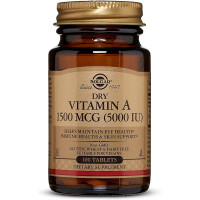 Вітамін A Solgar Vitamin A 5000 IU 1500 mcg 100 Tabs
