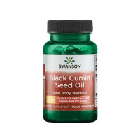Натуральна добавка для імунітету Swanson Black Cumin Seed Oil 500 mg 60 Caps