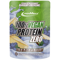 Протеїн IronMaxx 100% Vegan Protein Zero 500 g /16 servings/ Blueberry Cheesecake