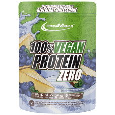 Протеїн IronMaxx 100% Vegan Protein Zero 500 g /16 servings/ Blueberry Cheesecake
