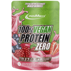 Протеїн IronMaxx 100% Vegan Protein Zero 500 g /16 servings/ Berry
