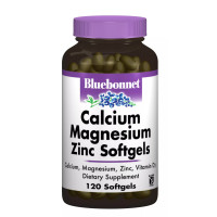 Мультиминеральный комплекс Bluebonnet Nutrition Calcium Magnesium plus Zinc 120 Softgels BLB0701