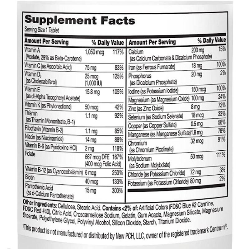 Вітамінно-мінеральний комплекс 21st Century Sentry Women, Multivitamin & Multimineral Supplement 120 Tabs