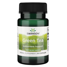 Зелений чай Swanson Green Tea 500 mg 30 Caps