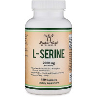 Серін Double Wood L-Serine 2000 mg (4 caps per serving) 180 Caps