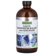 Мікроелемент Магній Nature's Answer Liquid Magnesium Malate and Glycinate 480 ml /16 servings/ Tangerine