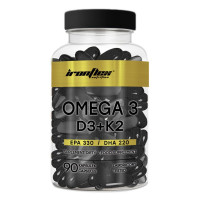 Омега для спорта IronFlex Omega 3 D3+K2 90 Caps