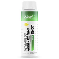 Мультивітаміни для спорту OstroVit Vitamin D3 4000 + K2 MK-7 Shot 100 ml Kiwi