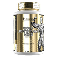 Комплекс для профілактики роботи головного мозку Kevin Levrone Gold Lion's Mane 1000 mg 90 Tabs