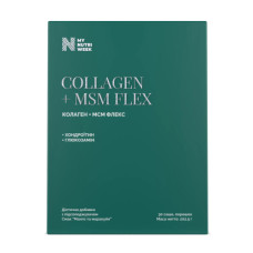Комплекс для суглобів My Nutri Week Collagen + MSM Flex, with sweetener 30 sachets Mango Passion Fruit
