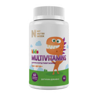 Вітамінно-мінеральний комплекс для дітей My Nutri Week Kids Multivitamins 60 Gummies Peach