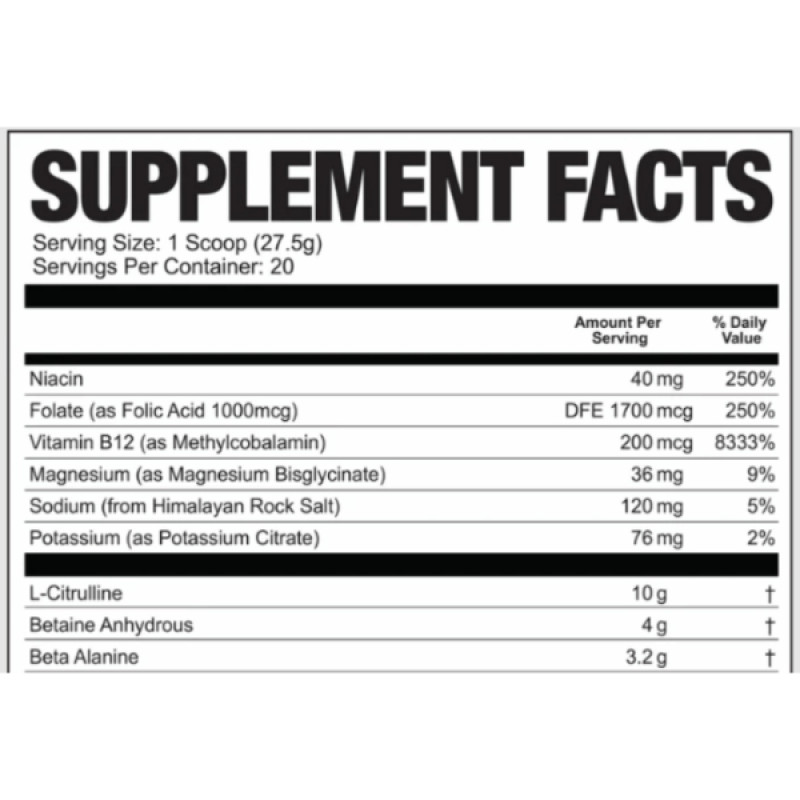 Комплекс до тренування Magnum Nutraceuticals Limitless X16 Fully-Loaded Pre-Workout 550 g /20 servings/ Candy Rocks