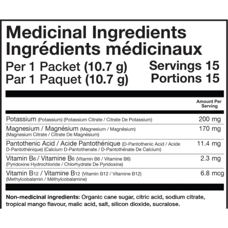 Ізотонік Magnum Nutraceuticals REFRESH Electrolytes + Vitamins 161 g /15 servings/ Double Mango
