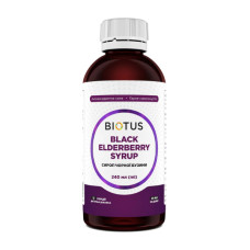 Бузина Biotus Black Elderberry Syrup 240 ml /12 servings/