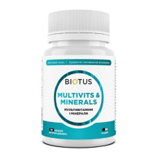 Вітамінно-мінеральний комплекс Biotus Multivits & Minerals 30 Caps
