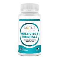 Вітамінно-мінеральний комплекс Biotus Multivits & Minerals 60 Caps
