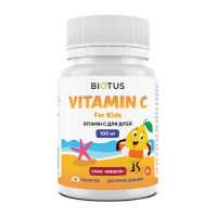 Витамин C Biotus Vitamin C for Kids 100 mg 60 Chewable Tabs Cherry