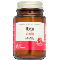 Мікроелемент Залізо Orzax Ocean Microfer 17 mg 30 Tabs