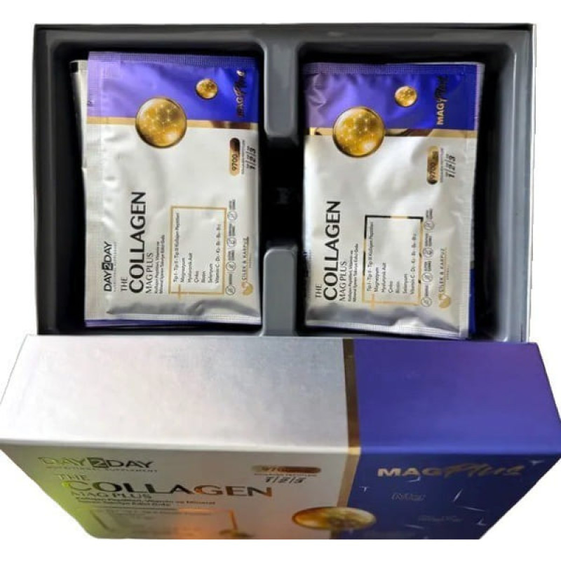 Колаген Orzax Day2Day The Collagen Mag Plus 16 g 30 sachet Strawberry Watermelon