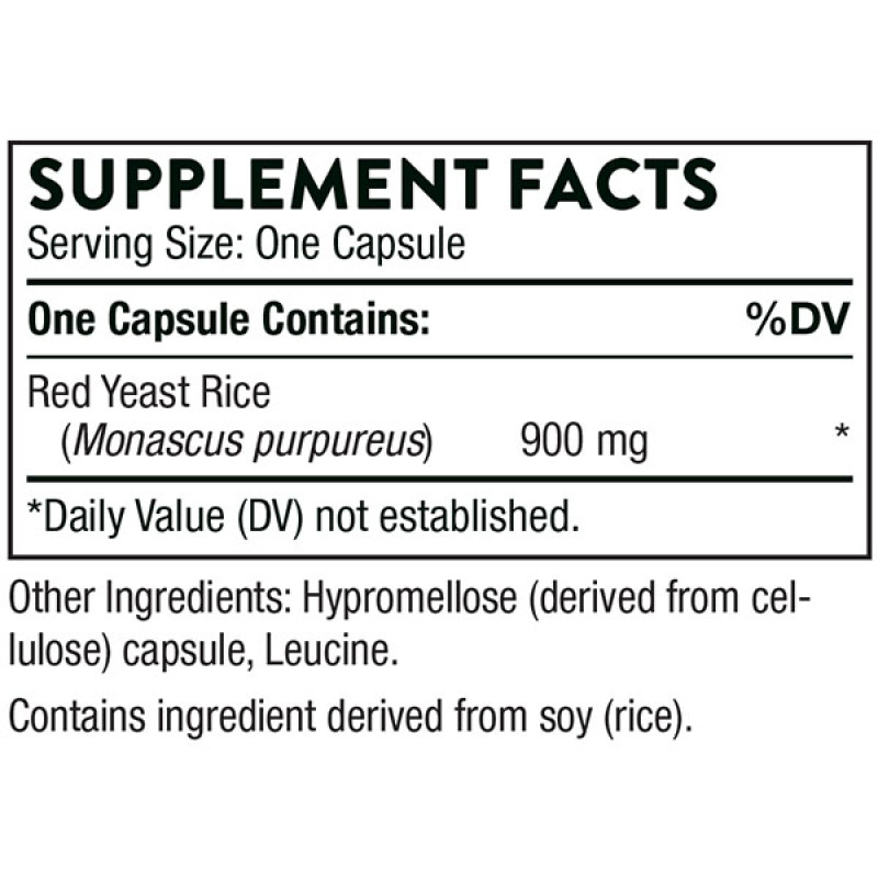 Красный рис Thorne Research Choleast-900 Red Yeast Rice 120 Caps