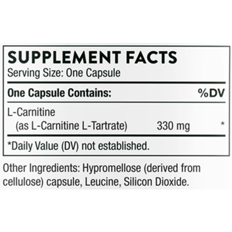 Карнітін Thorne Research L-Carnitine 330 mg 60 Caps