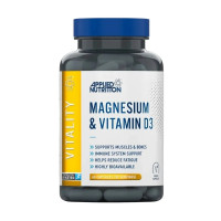 Витаминно-минеральный комплекс для спорта Applied Nutrition Magnesium & Vitamin D3 60 Caps