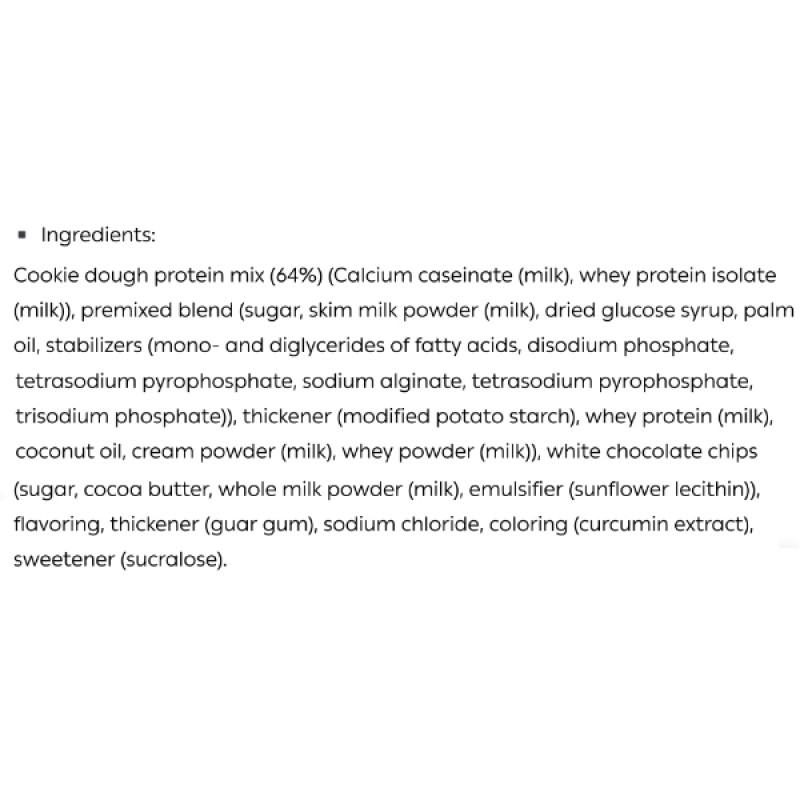 Замінник харчування Applied Nutrition Protein Cookie Dough 1000 g /25 servings/ Choco Bueno