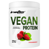 Протеїн IronFlex Vegan Protein 500 g /17 servings/ Strawberry