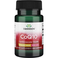 Коензим Swanson CoQ10 Mini Cap 10 mg 100 Caps