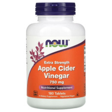Яблучний оцет NOW Foods Apple Cider Vinegar 750 mg 180 Tabs