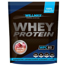Протеїн Willmax Whey Protein 80 920 g /23 servings/ Cherry Yogurt