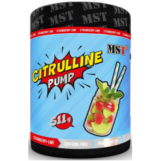 Цитруллин для спорта MST Nutrition Citrulline Pump 511 g /74 servings/ Strawberry Lime