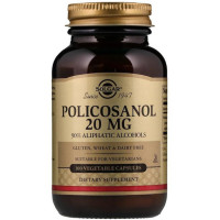 Комплекс для профілактики тиску та кровообігу Solgar Policosanol 20 mg 100 Veg Caps