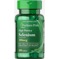 Селен Puritan's Pride Selenium 200 mcg 100 Tabs PTP-13201