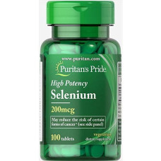 Селен Puritan's Pride Selenium 200 mcg 100 Tabs PTP-13201