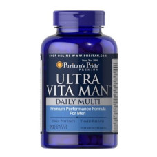 Вітамінно-мінеральний комплекс Puritan's Pride Ultra Vita Man Time Release 90 Caplets