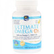 Омега 3 Nordic Naturals Ultimate Omega-D3 1000 mg 60 Soft Gels Great Lemon taste