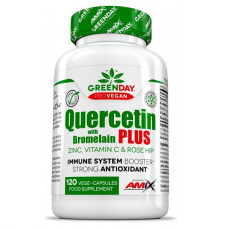 Кверцетін Amix Nutrition GreenDay ProVegan Quercetin with Bromelain Plus 120 Veg Caps