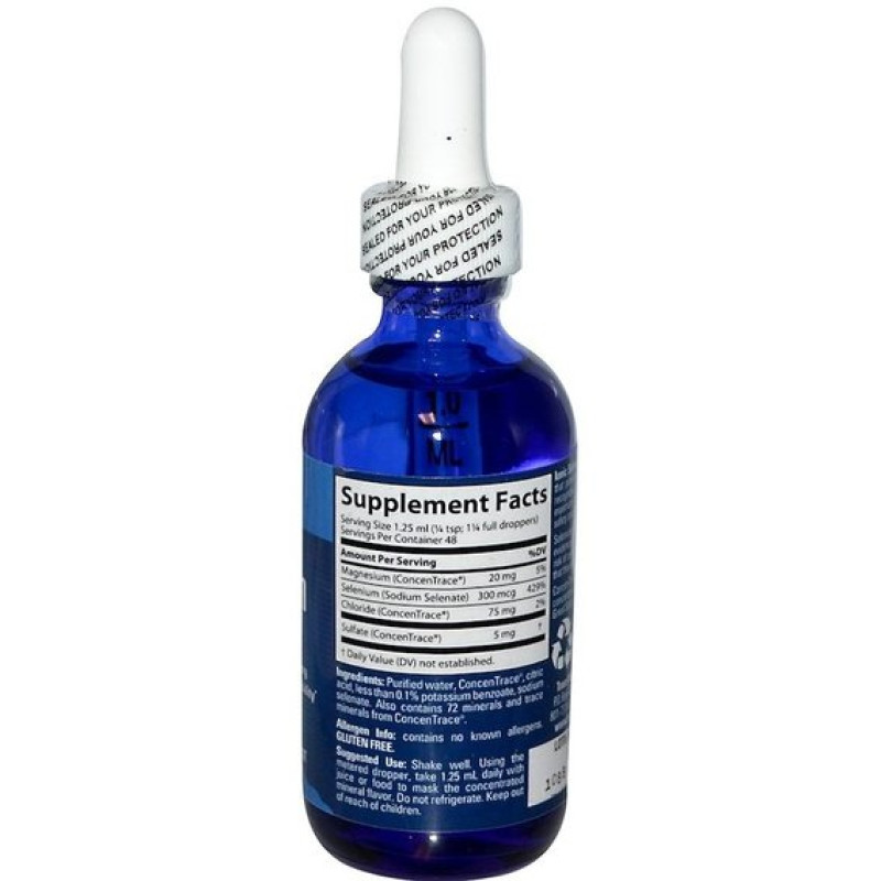 Селен Trace Minerals Ionic Selenium, 300 mcg, 2 fl oz 59 ml TMR-00018