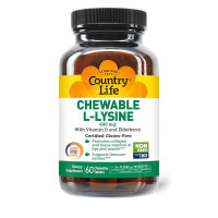 Лизин Country Life L-Lysine 600 mg 60 Gummies