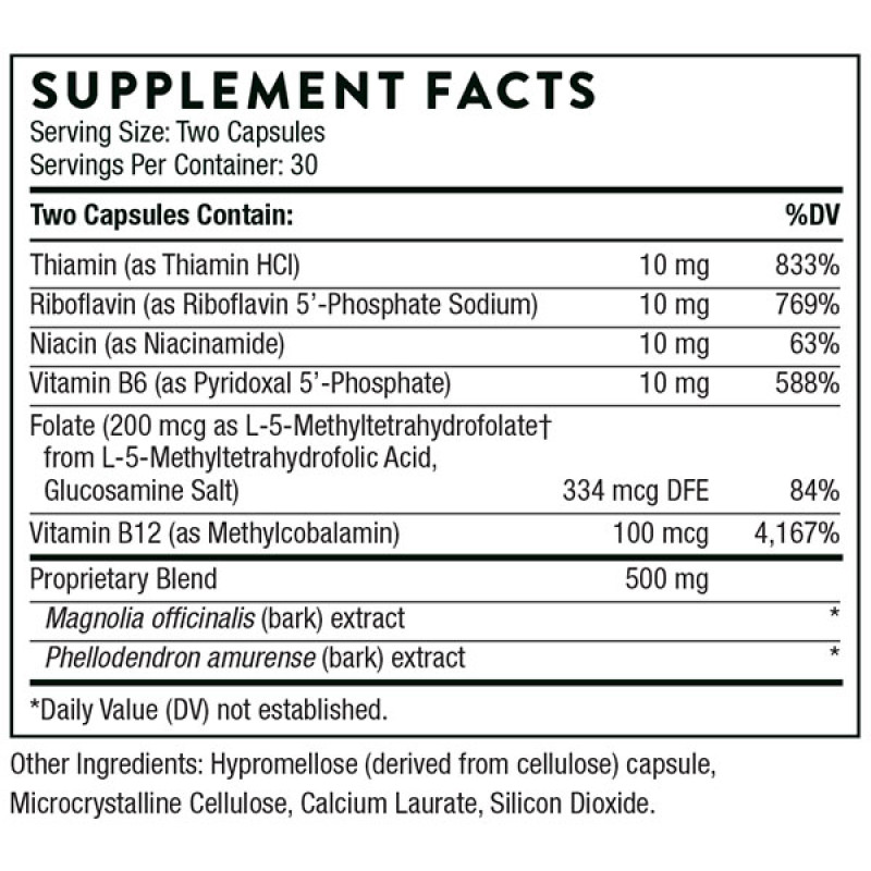 Комплекс для профілактики нервової системи Thorne Research Craving and Stress Suppor 60 Caps