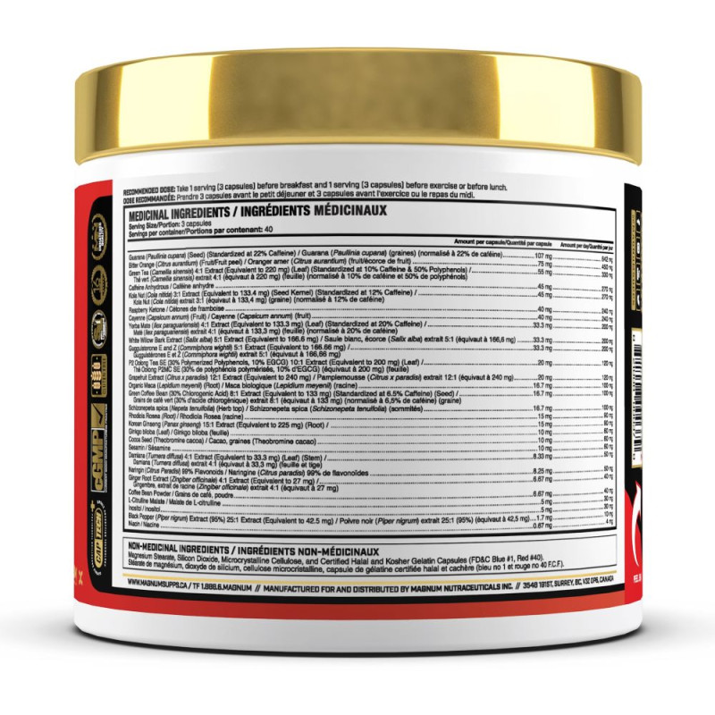 Комплексний жироспалювач Magnum Nutraceuticals Heat Accelerated 120 Caps