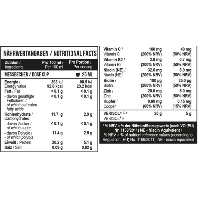 Хондропротектор (для спорту) MST Nutrition Fish Collagen Peptides Zero 500 ml /20 servings/ Strawberry Kiwi