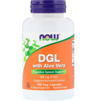 Алое Віра NOW Foods DGL with Aloe Vera 400 mg 100 Veg Caps NF4654