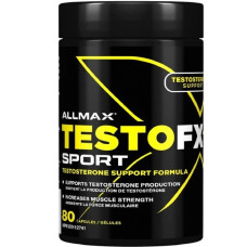 Тестостероновий бустер AllMax Nutrition TestoFX Sport, Testosterone Support Formula 80 Caps