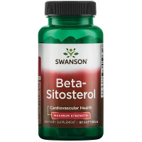 Бета-ситостерол Swanson Beta-Sitosterol Maximum Strength 160 mg 60 Softgels