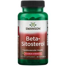Бета-ситостерол Swanson Beta-Sitosterol Maximum Strength 160 mg 60 Softgels