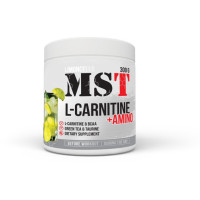 Жироспалювач для спорту MST Nutrition L-Carnitine+Amino 300 g /30 servings/ Limoncello