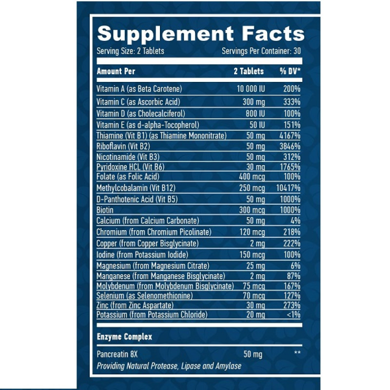Вітамінно-мінеральний комплекс для чоловіків Haya Labs Food Based Men's Multi 60 Tabs